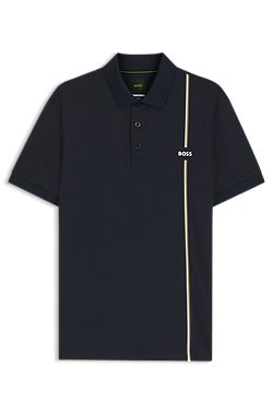 Active schnell trocknendes Poloshirt mit Signature-Streifen
