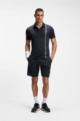 Boss Active quick-dry polo shirt with signature stripe pikéer herr – bild 2
