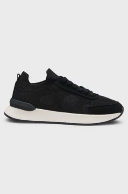 Sock trainers with Double B monogram, Black