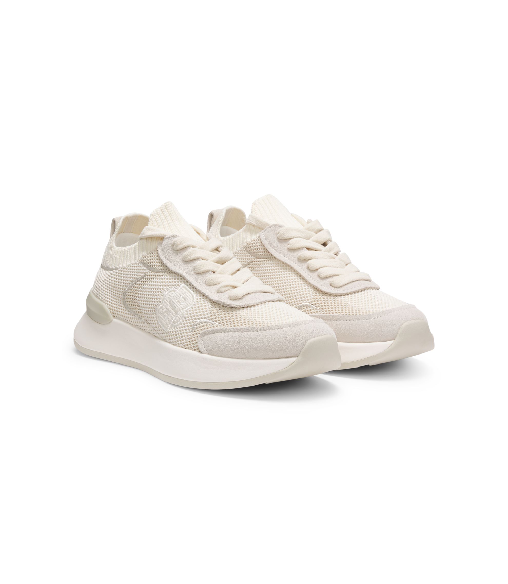 Sneakers aus Strick mit Double-B-Monogramm