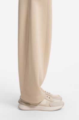 Sock trainers with Double B monogram, Natural