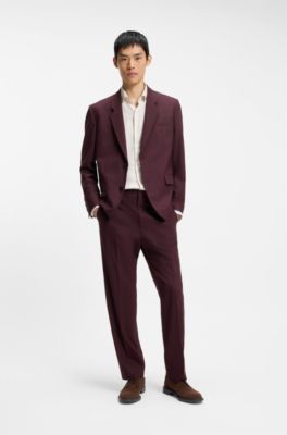 Derby shoes in suede, Brown