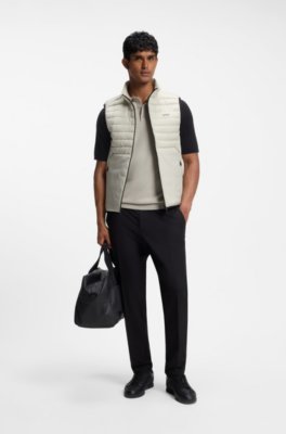 Boss Active colour-blocked knit polo pikéer herr – bild 2