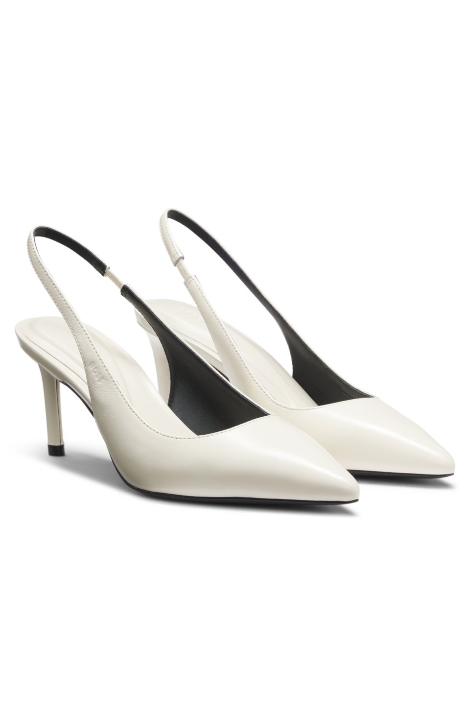 Slingback pumps in patent leather