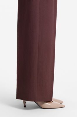 Slingback pumps in patent leather, Dark Red