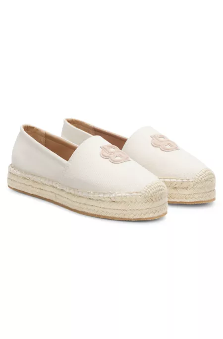 Canvas espadrilles with Double B monogram