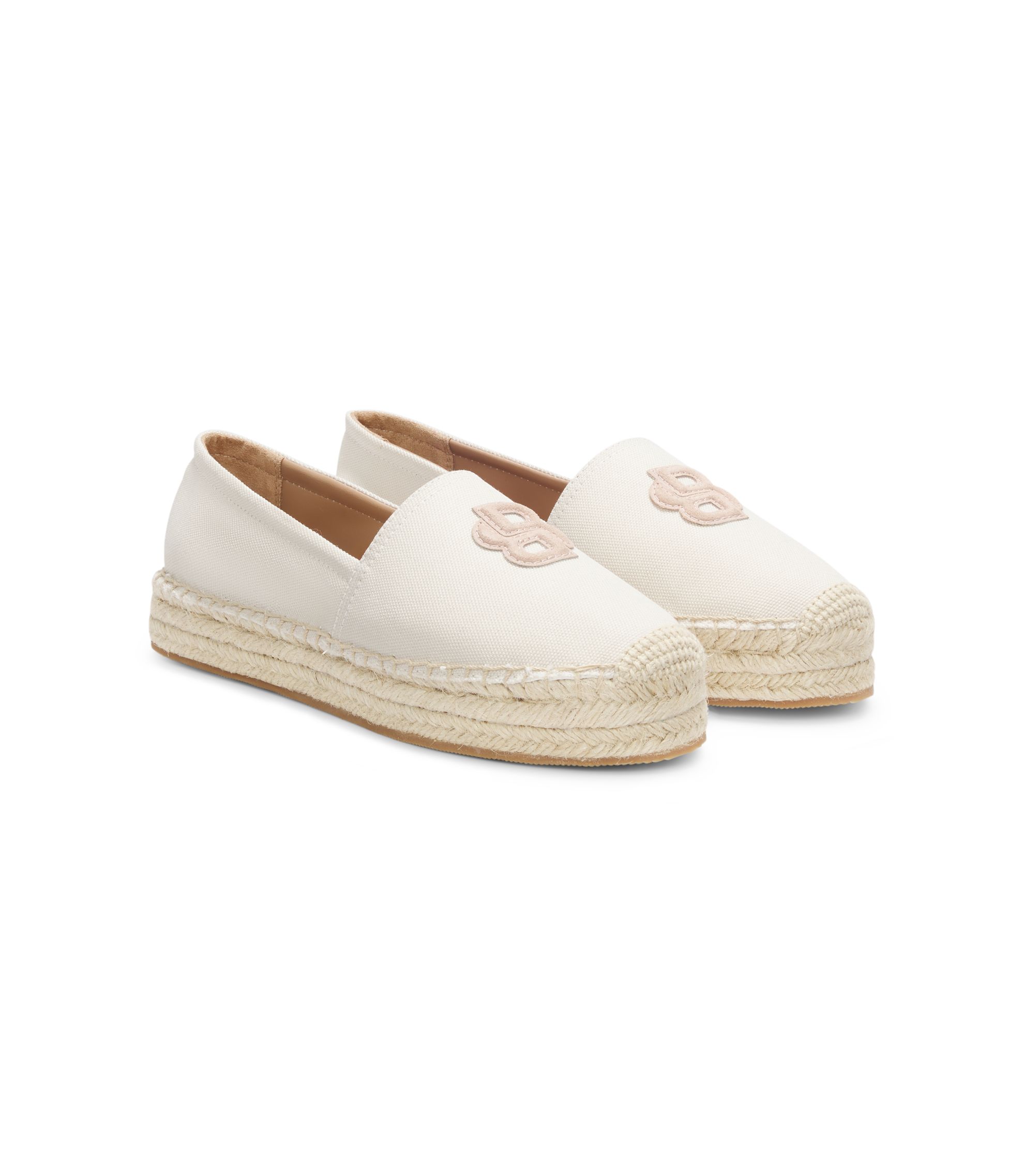 Canvas-Espadrilles mit Double-B-Monogramm