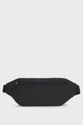 Belt bag with contrast logo detail, Black