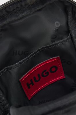 Smartphone-Tasche mit Logo und Mini Pouch, Schwarz