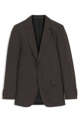 BOSS BY BECKHAM wool-blend slim-fit suit jacket 1