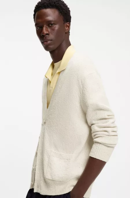 BOSS BY BECKHAM cardigan in a cotton blend