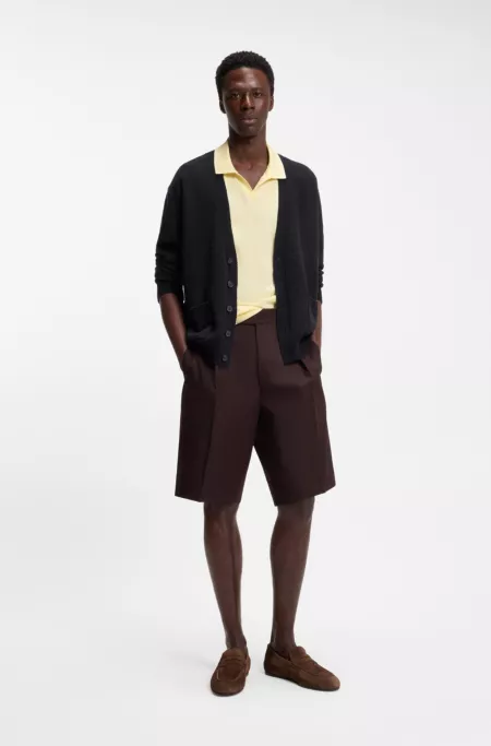 BOSS BY BECKHAM cardigan in a cotton blend