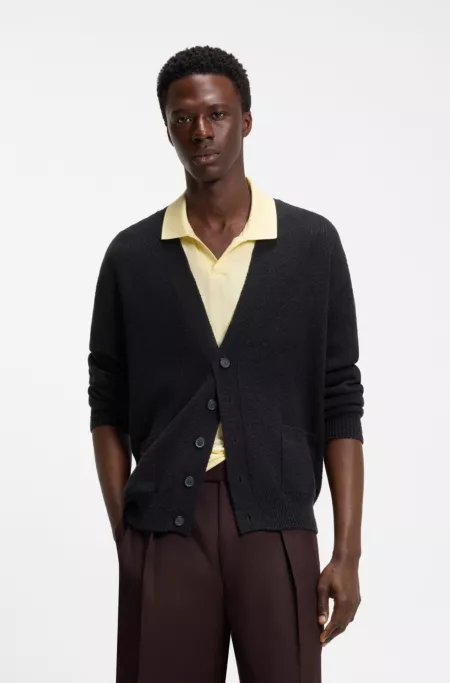 BOSS BY BECKHAM cardigan in a cotton blend