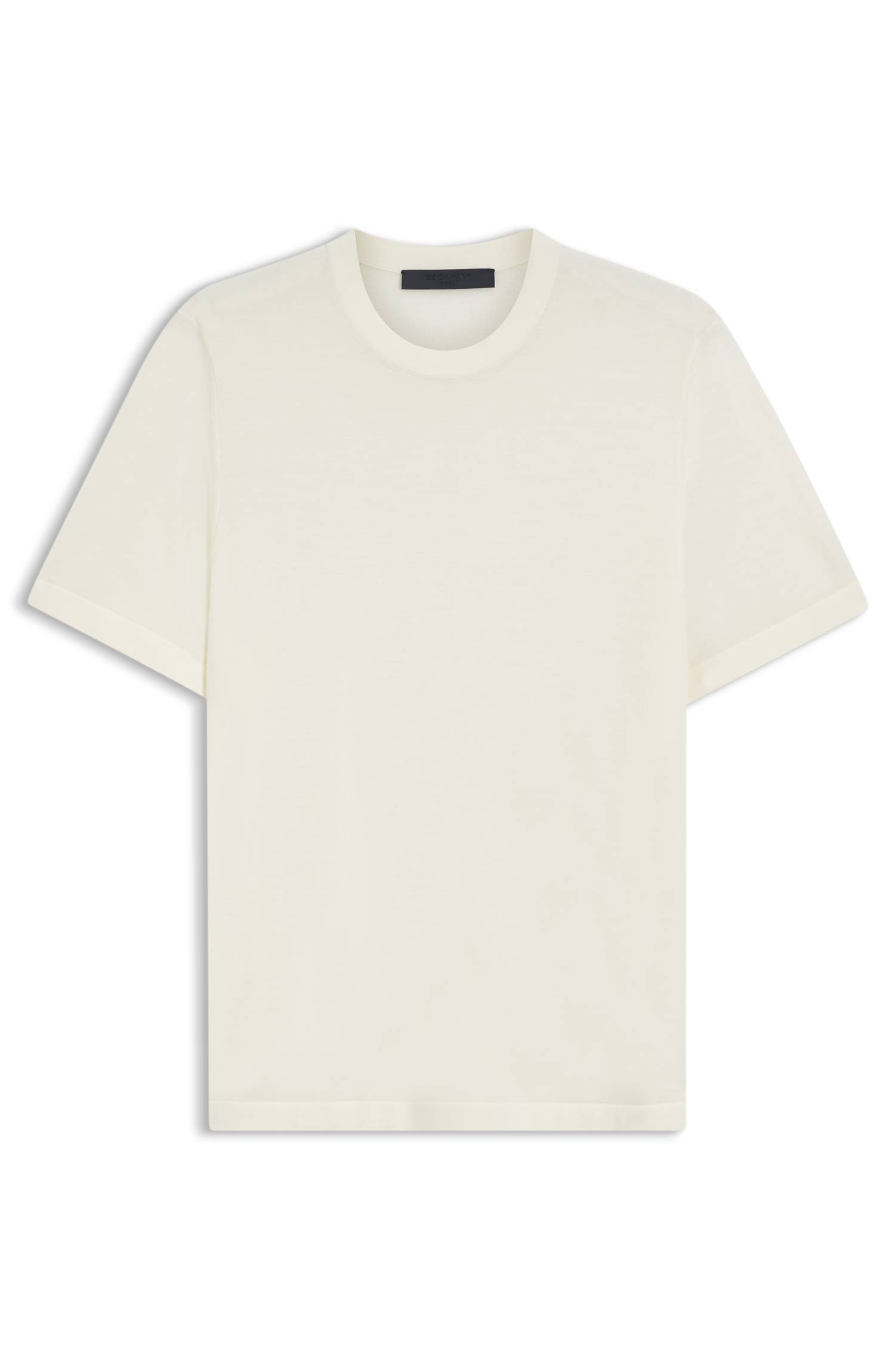 Boss BY BECKHAM knit T-shirt in virgin wool herr – bild 4