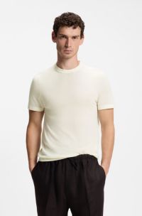 BOSS BY BECKHAM Maglione in lana vergine, Colore neutro