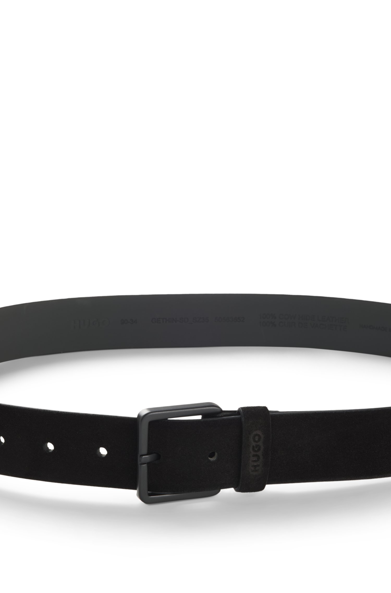 Hugo Suede belt with tonal pin buckle skärp & hängslen herr – bild 3