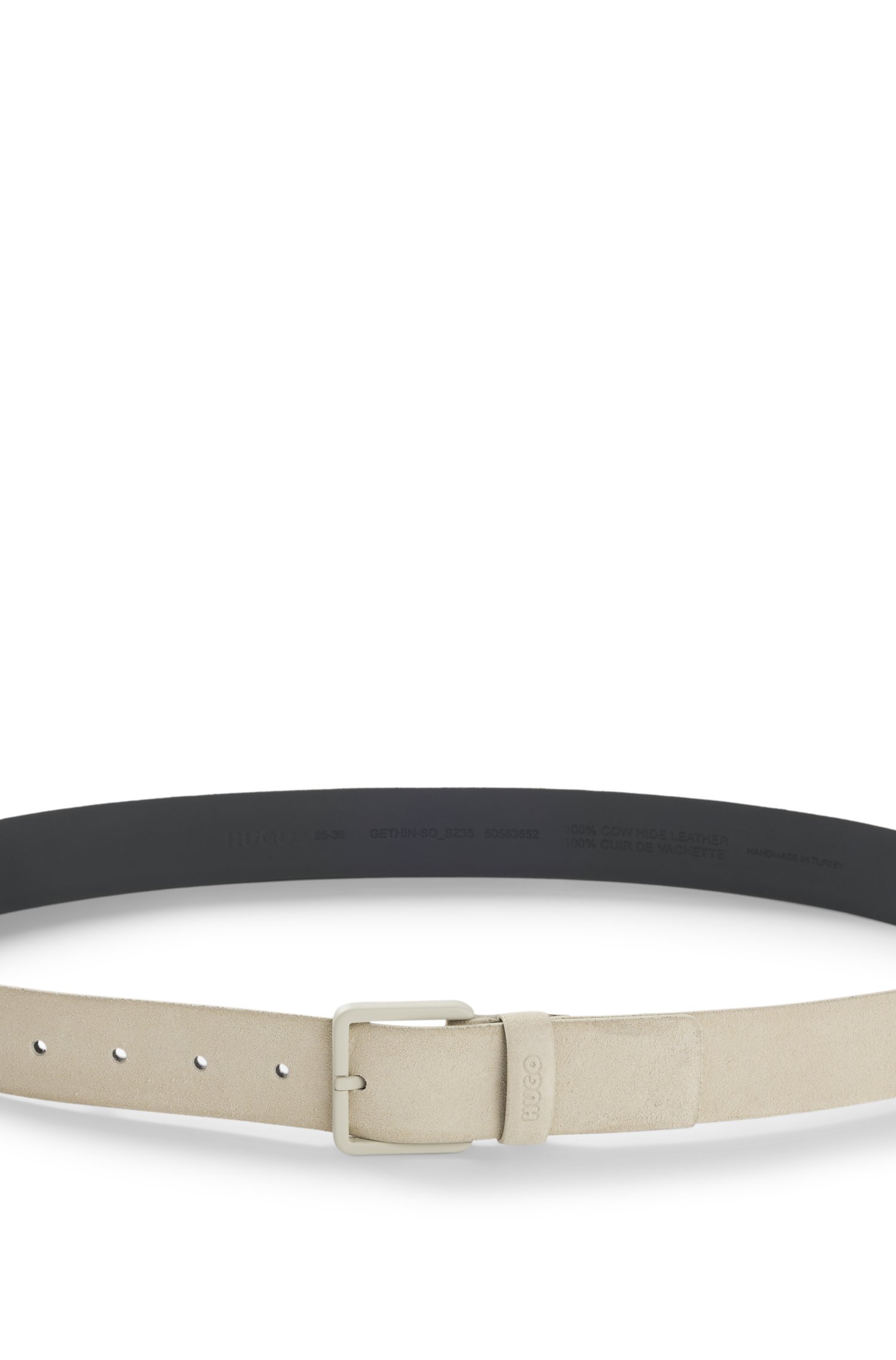 Hugo Suede belt with tonal pin buckle skärp & hängslen herr – bild 3