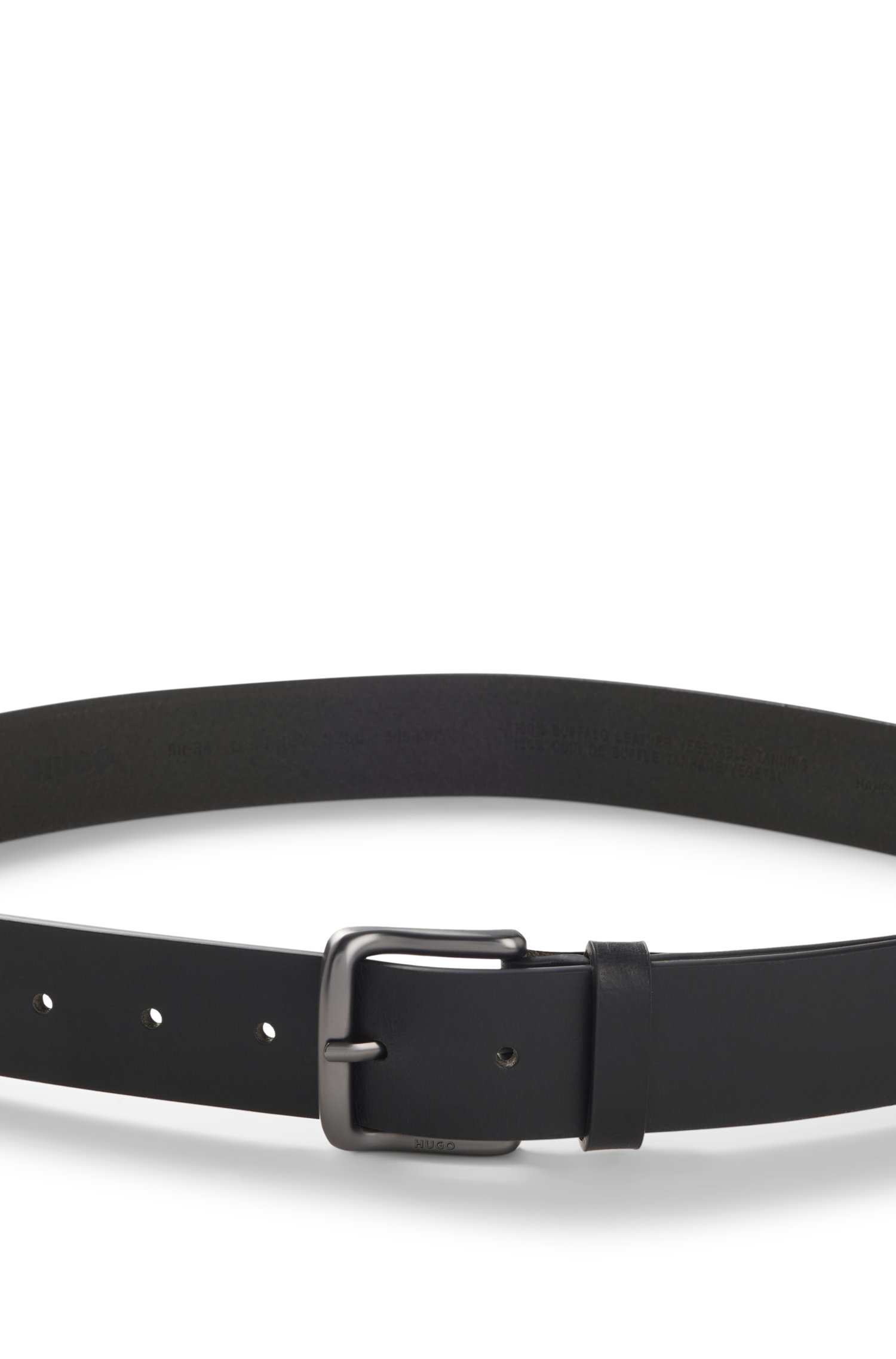 Hugo Italian-made leather belt skärp & hängslen herr – bild 3
