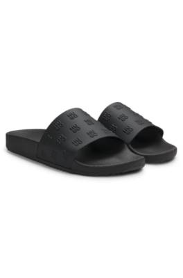 Slides with repeat stacked-logo uppers 1