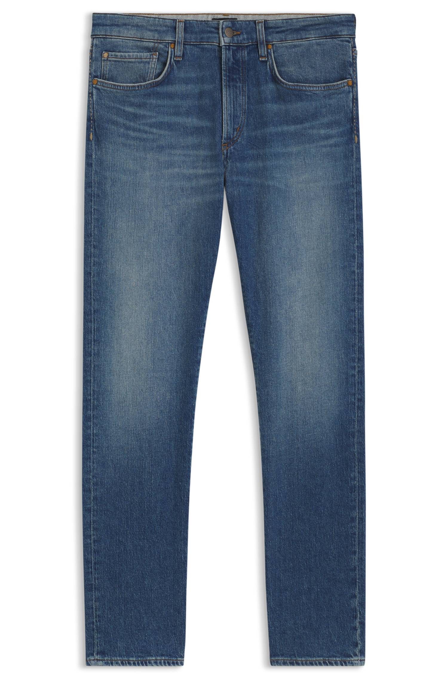 Boss Slim-fit jeans in soft stretch denim herr – bild 4
