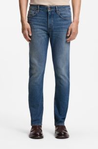Slim-fit jeans in soft stretch denim, Blue
