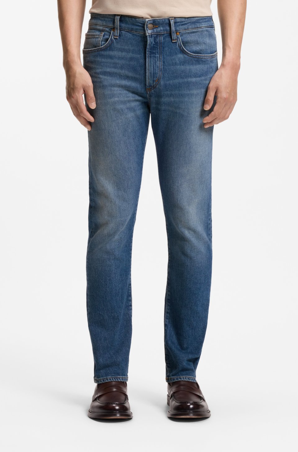 Slim-fit jeans in soft stretch denim