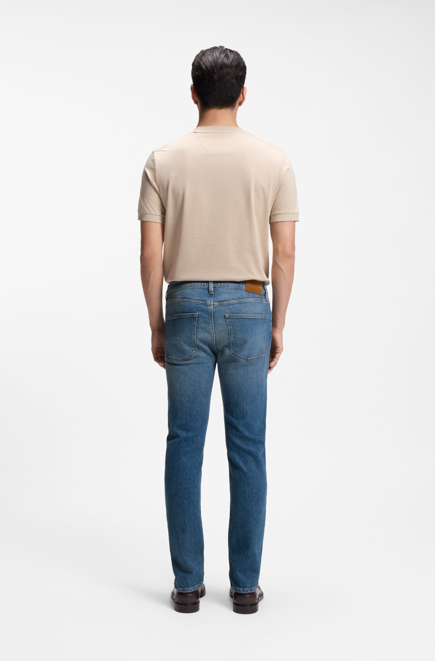 Boss Slim-fit jeans in soft stretch denim herr – bild 2