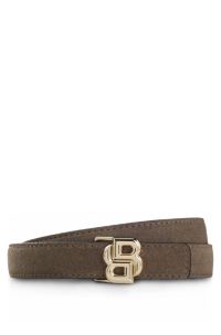 Reversible leather belt, Brown