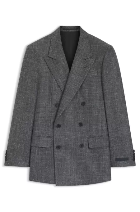 BOSS BY BECKHAM jacket in wool, silk, linen and cashmere