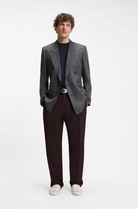 BOSS BY BECKHAM jacket in wool, silk, linen and cashmere