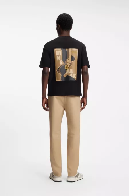 Relaxed-Fit T-Shirt aus Baumwolle mit Artwork-Print