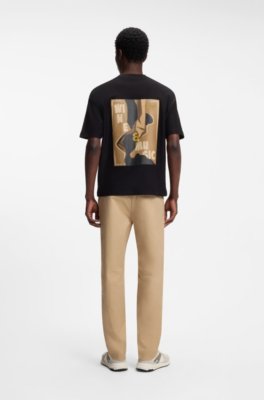 Relaxed-fit cotton T-shirt with printed artwork