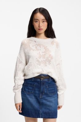 Textured Italian-leather belt with gold-tone pin buckle, Light Brown