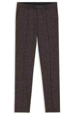 BOSS BY BECKHAM wool-blend slim-fit suit trousers