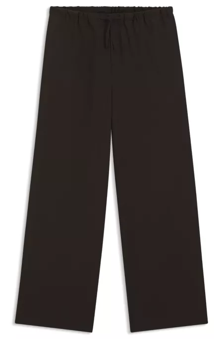 BOSS BY BECKHAM drawstring trousers in virgin wool
