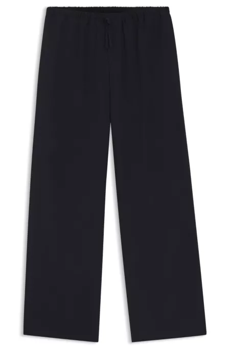 BOSS BY BECKHAM drawstring trousers in virgin wool