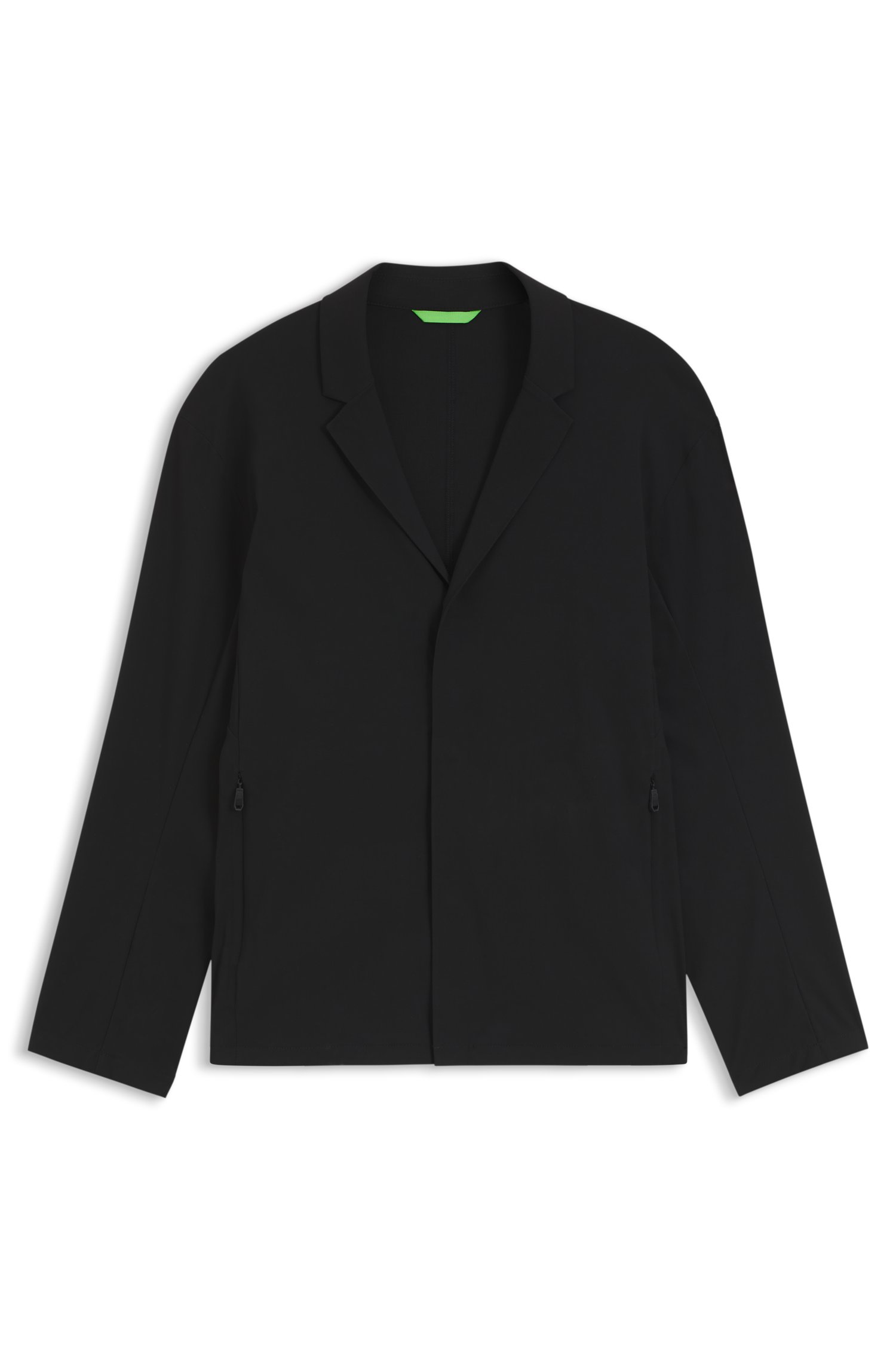 Boss Regular-fit jacket in water-repellent stretch fabric jackor herr