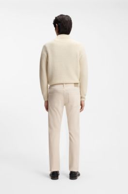 Slim-fit jeans in comfort-stretch denim, Natural