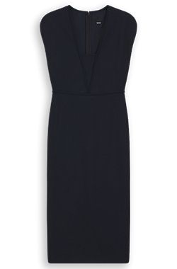 Bodycon-Kleid mit Grosgrain-Besätzen