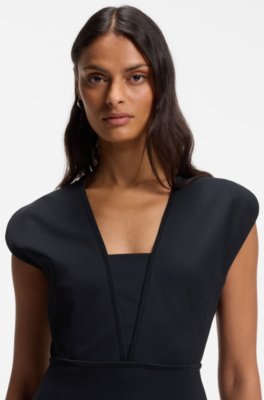 Bodycon dress with grosgrain trims 3