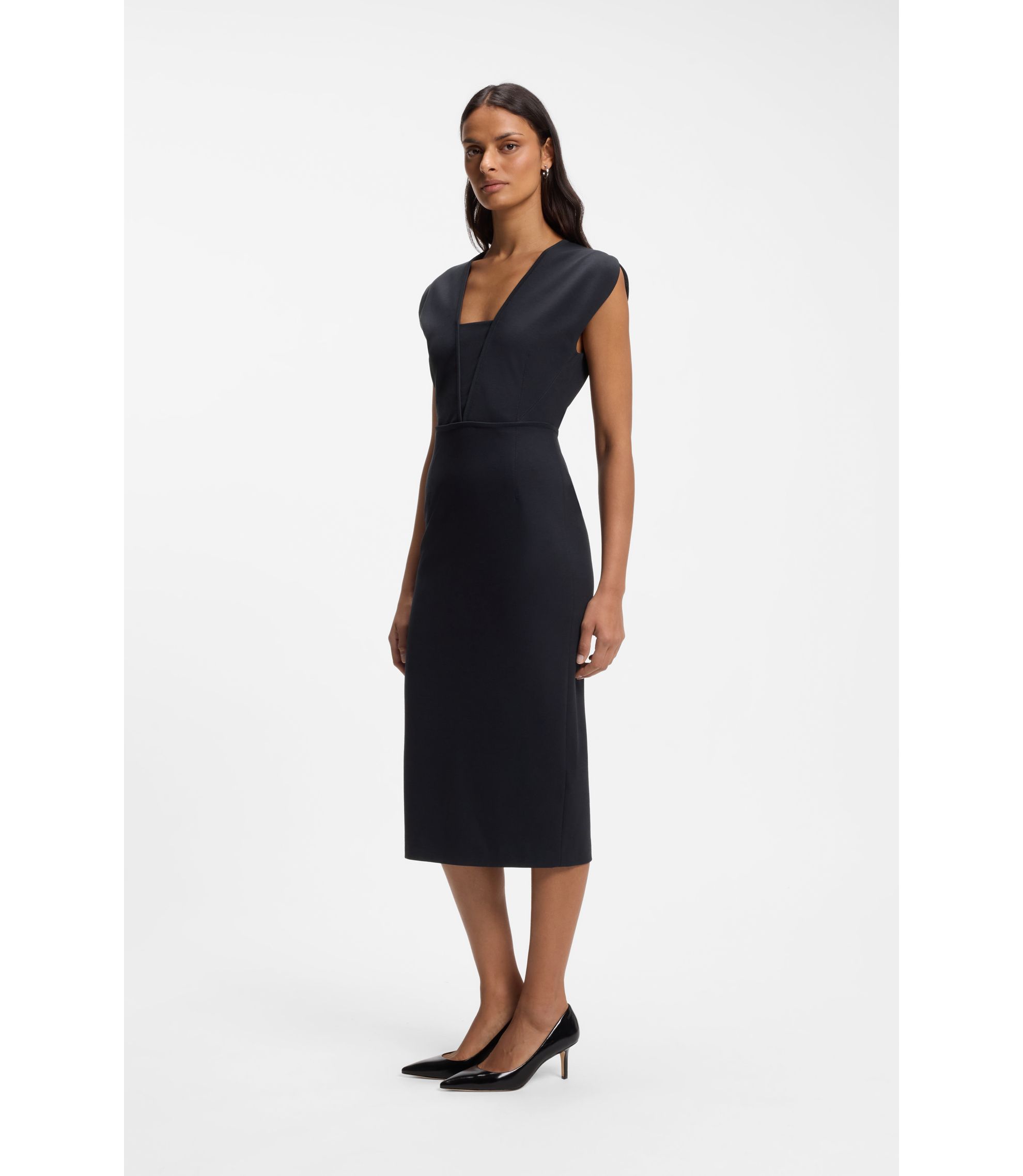 HUGO BOSS｜レディース ミディ＆ロングワンピースをショッピング