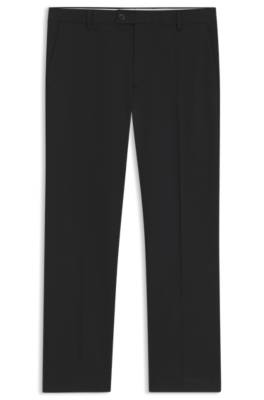 Boss ONE Straight-fit trousers in Italian stretch cotton casual byxor herr – bild 4