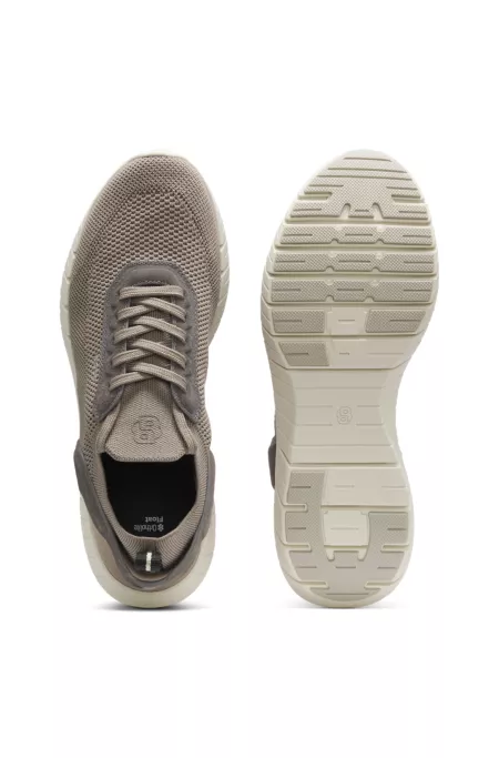 Baskets BOSS-MOTION avec tige en maille et finitions en cuir