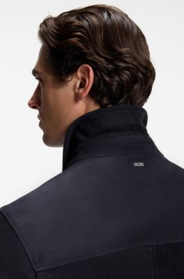 Suede jacket , Dark Blue