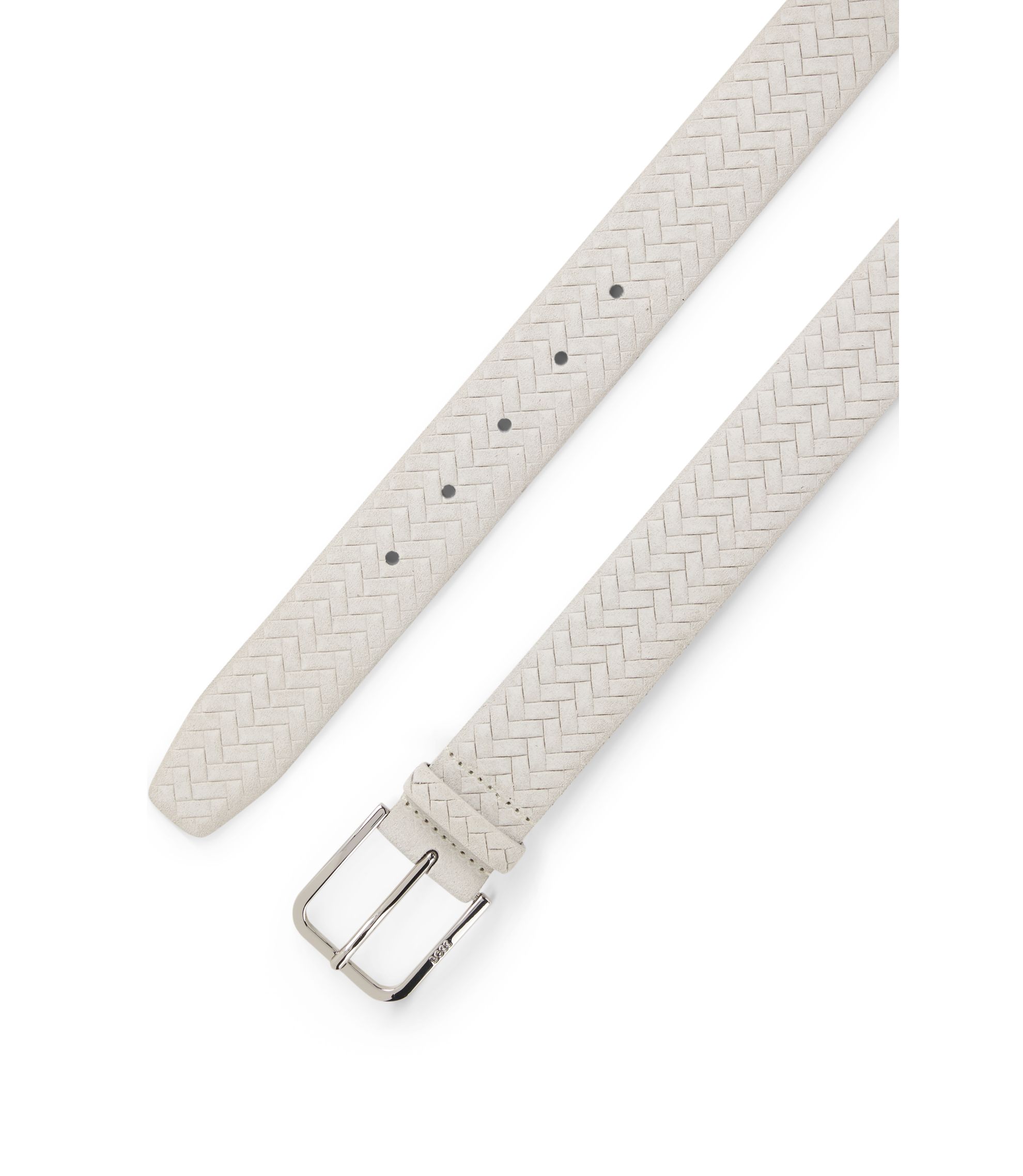 Fashion by Hugo genuine leather white belt Sz 29.5 HUGO BOSS | Belts for Women | Hip or Cinch Belts main image 2