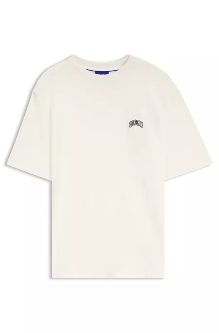Regular-Fit T-Shirt aus Baumwolle mit Varsity-Logo