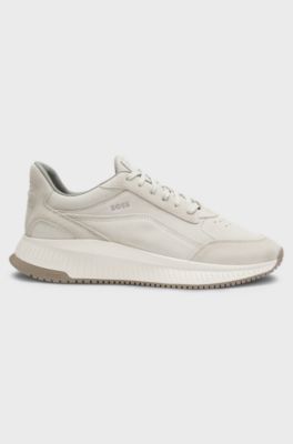 Sneakers TTNM in pelle scamosciata, Colore neutro