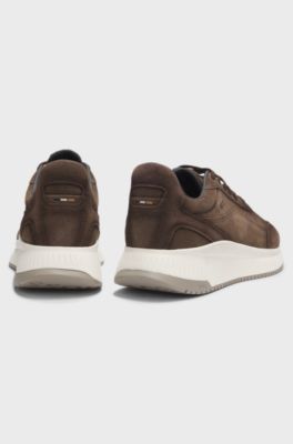 TTNM trainers in suede, Dark Brown