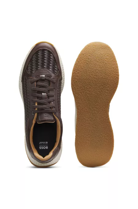 TTNM EVO trainers with woven uppers and suede trims