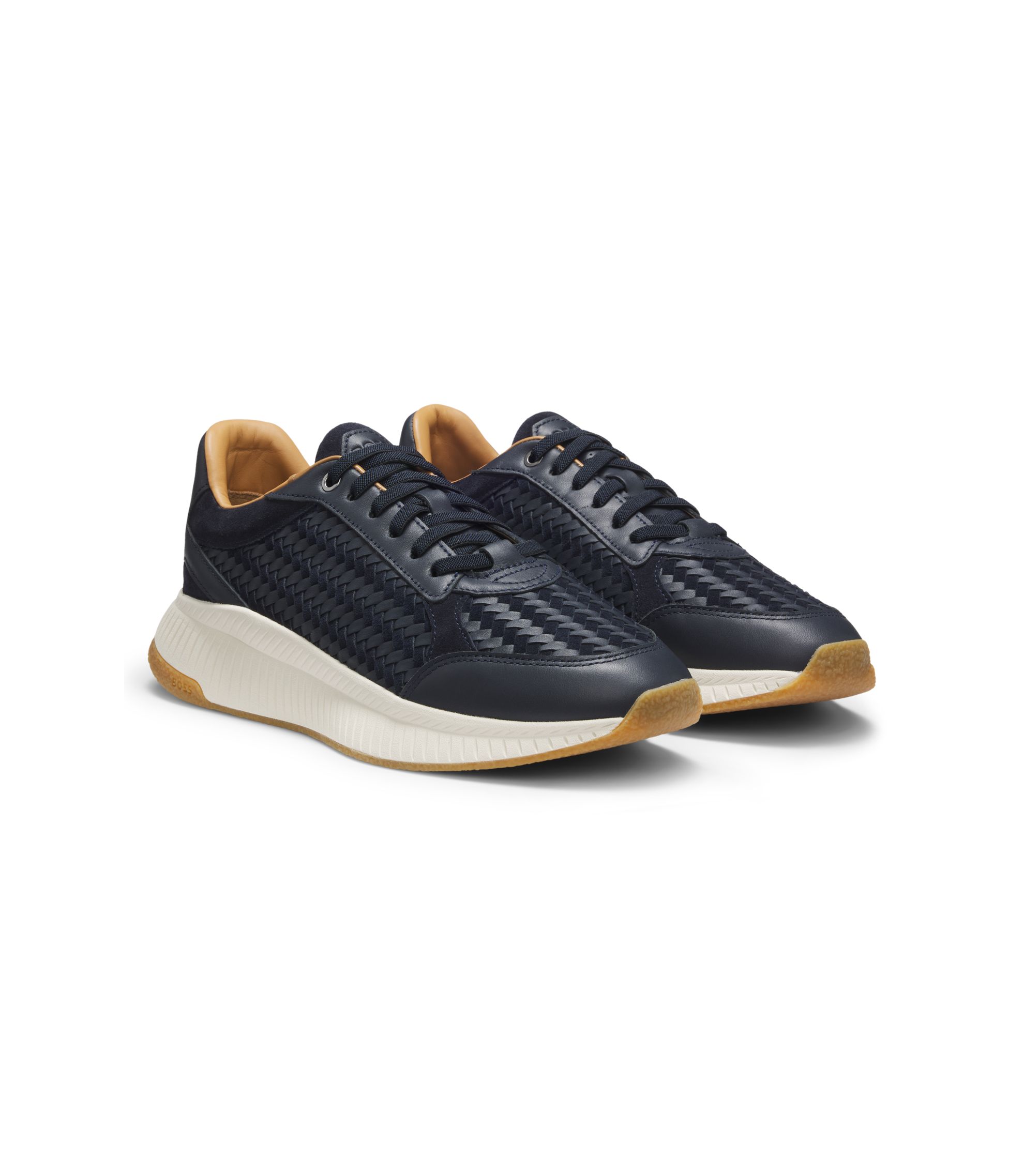 TTNM EVO Sneakers mit gewebtem Obermaterial und Velourslederdetails